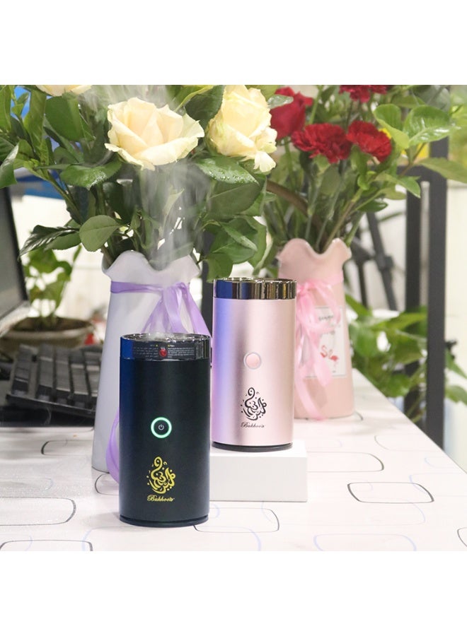 ACHAS Electric USB Rechargeable Incense Burner Black 14x6x6cm - Image 5